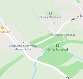 map for Great Alne Cricket Club