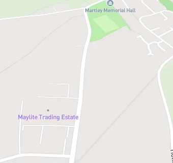 map for Martley Pupil Referral Unit