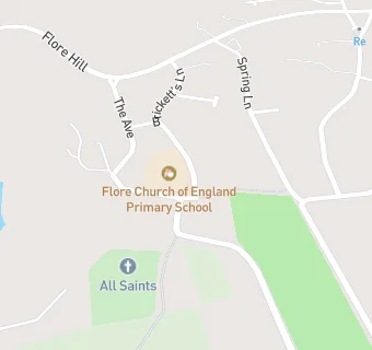 map for Flore Church of England Primary School