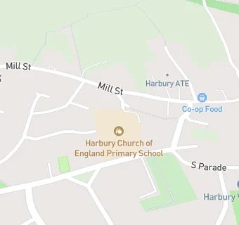 map for Harbury CofE Primary School