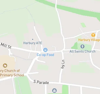 map for Harbury Library Cafe