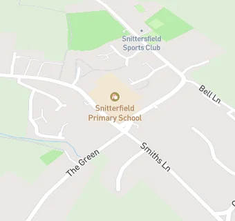 map for Snitterfield Primary School