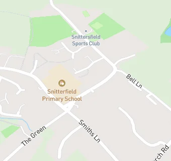 map for Snitterfield Primary School