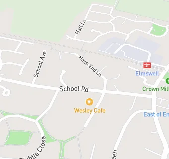 map for Elmswells Takeaway