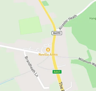 map for The Nevill Arms