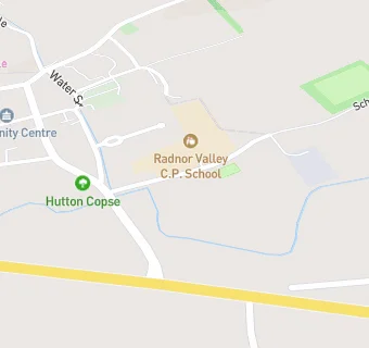 map for Radnor Valley C P School