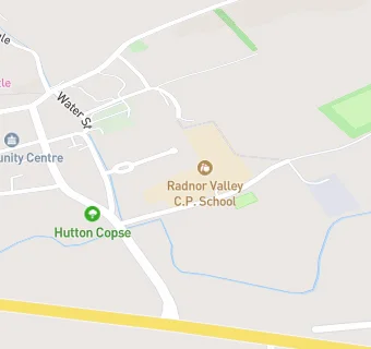 map for Radnor Valley C.P. School