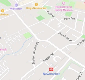 map for Newmarket Avenue Bowls Club