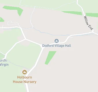 map for Dodford Village Hall