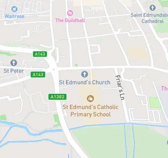 map for St Edmund's Catholic Primary School