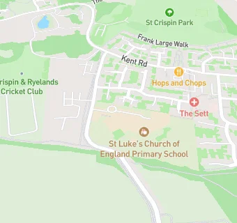 map for St Luke's Church of England Primary School