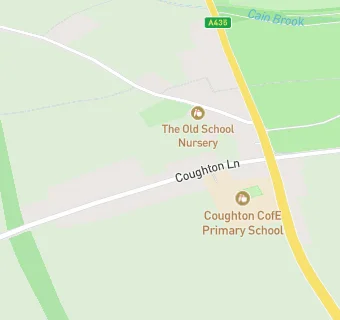 map for Coughton C Of E J And I School