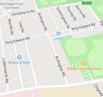 map for Christchurch Dental Surgery