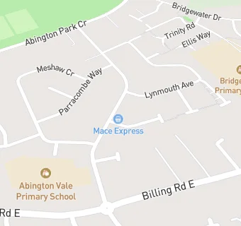 map for Abington Vale Convenience Store