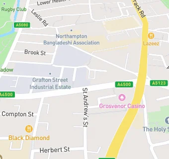 map for Grafton Street Service Station