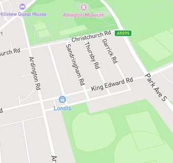 map for King Edward Road Surgery