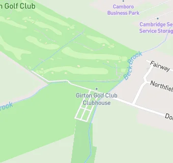 map for Girton Golf Club