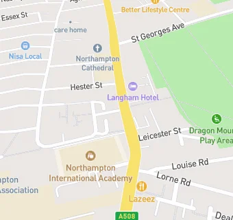 map for Leicester Terrace Health Care Centre