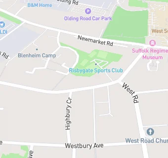 map for West-Bury Community Caf? & Takeaway