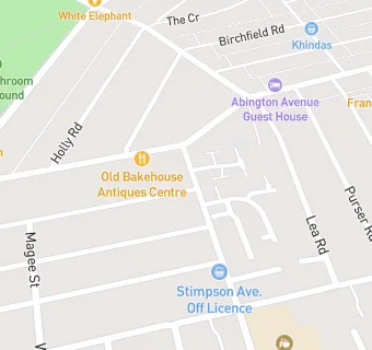 map for Stimpson Avenue Off Licence