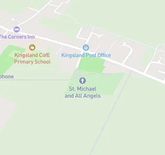 map for Kingsland CofE School