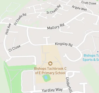 map for Bishops Tachbrook CofE Primary School