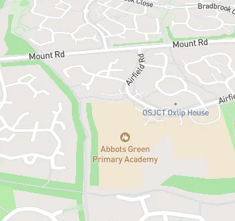 map for Abbots Green Primary Academy