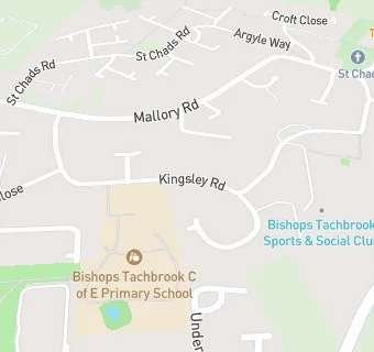 map for ABM at Bishops Tachbrook C of E School