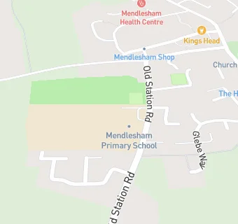 map for Mendlesham Community Primary School