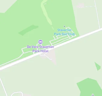 map for De Vere Staverton Estate