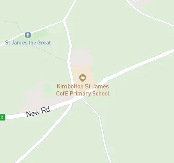 map for Kimbolton St James CofE Primary School