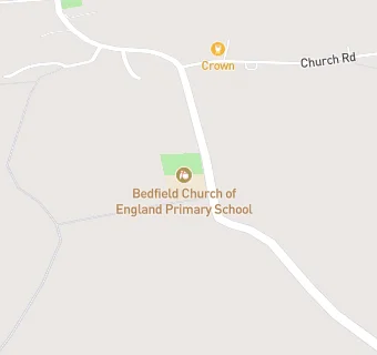 map for Bedfield CofE Primary School