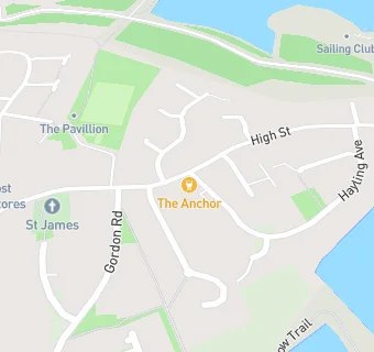 map for The Anchor Bar & Restaurant Ltd