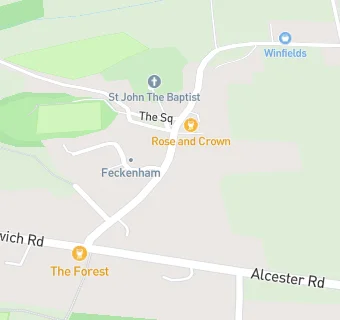 map for Feckenham Surgery