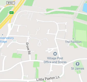 map for Paxton Hall Care Home