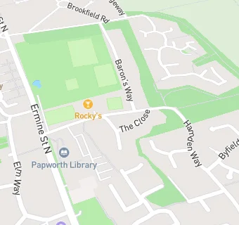 map for Papworth Surgery