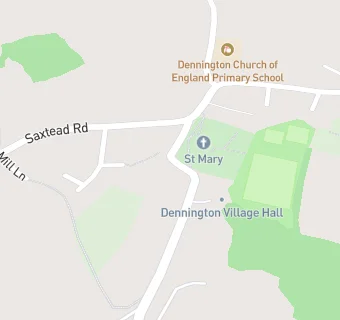 map for Aspens Services At Dennington CoE Primary School