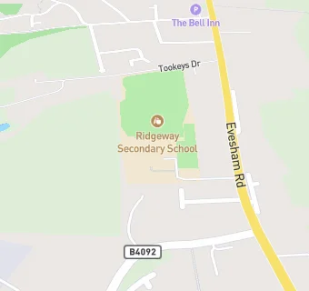 map for Ridgeway Secondary School