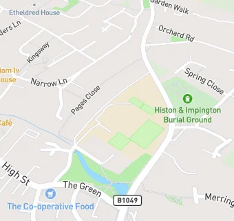 map for Histon and Impington Brook Primary School