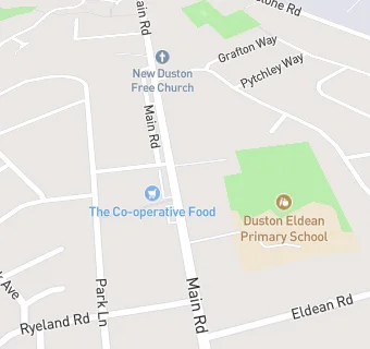 map for Duston Eldean Primary School