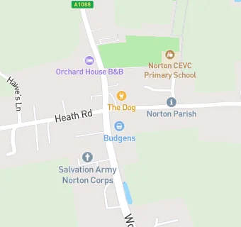 map for Norton service station