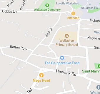 map for Wollaston Surgery