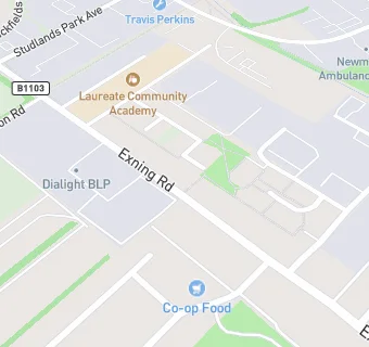 map for Caterlink at Laureate Community Academy