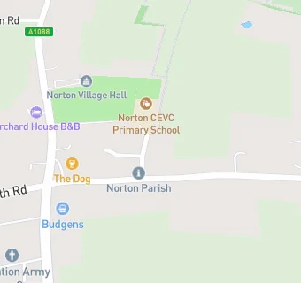 map for Norton Primary School