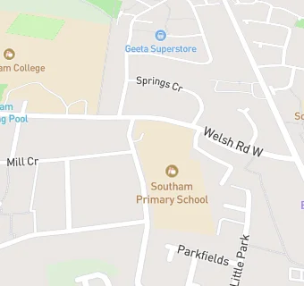 map for Caterlink @ Southam Primary School