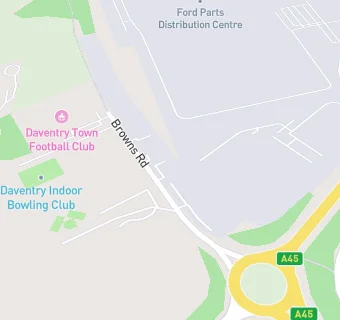 map for Daventry Sports Park