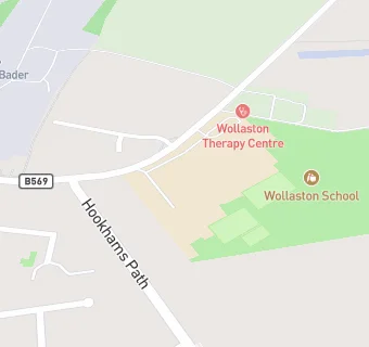 map for Wollaston School