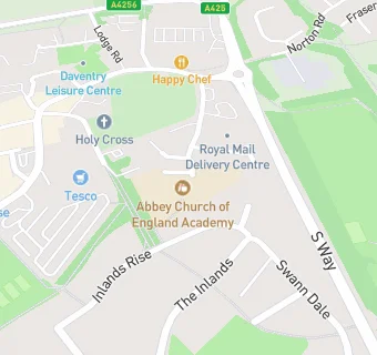 map for Daventry Abbey Junior School