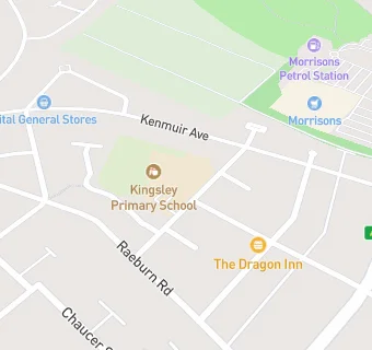 map for Kingsley Primary School