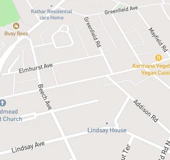 map for Broadmead Baptist Church